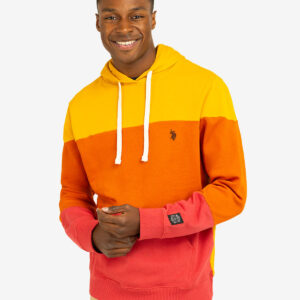 BLACK MALLET COLORBLOCK FRENCH TERRY HOODY